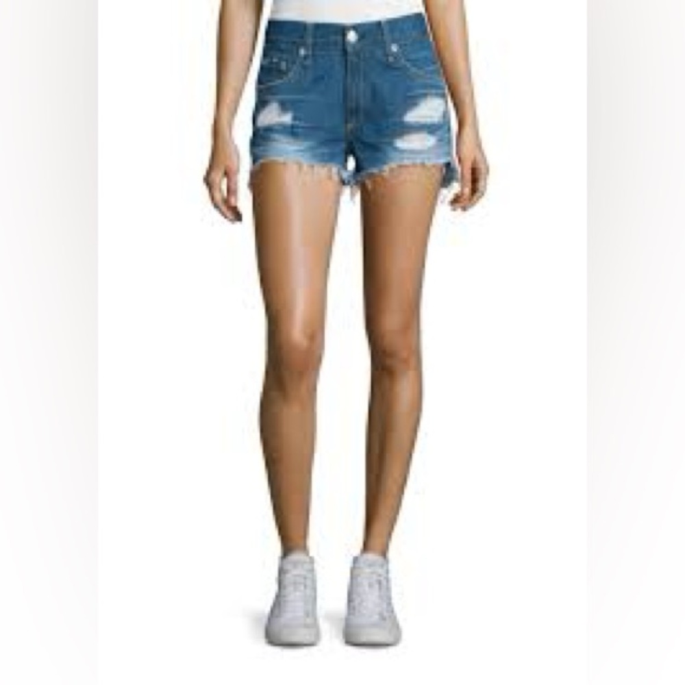 rag & bone Freeport Distressed Denim Short